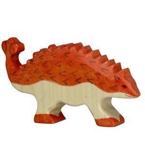 NWT Holztiger Wooden Toys Ankylosaurus